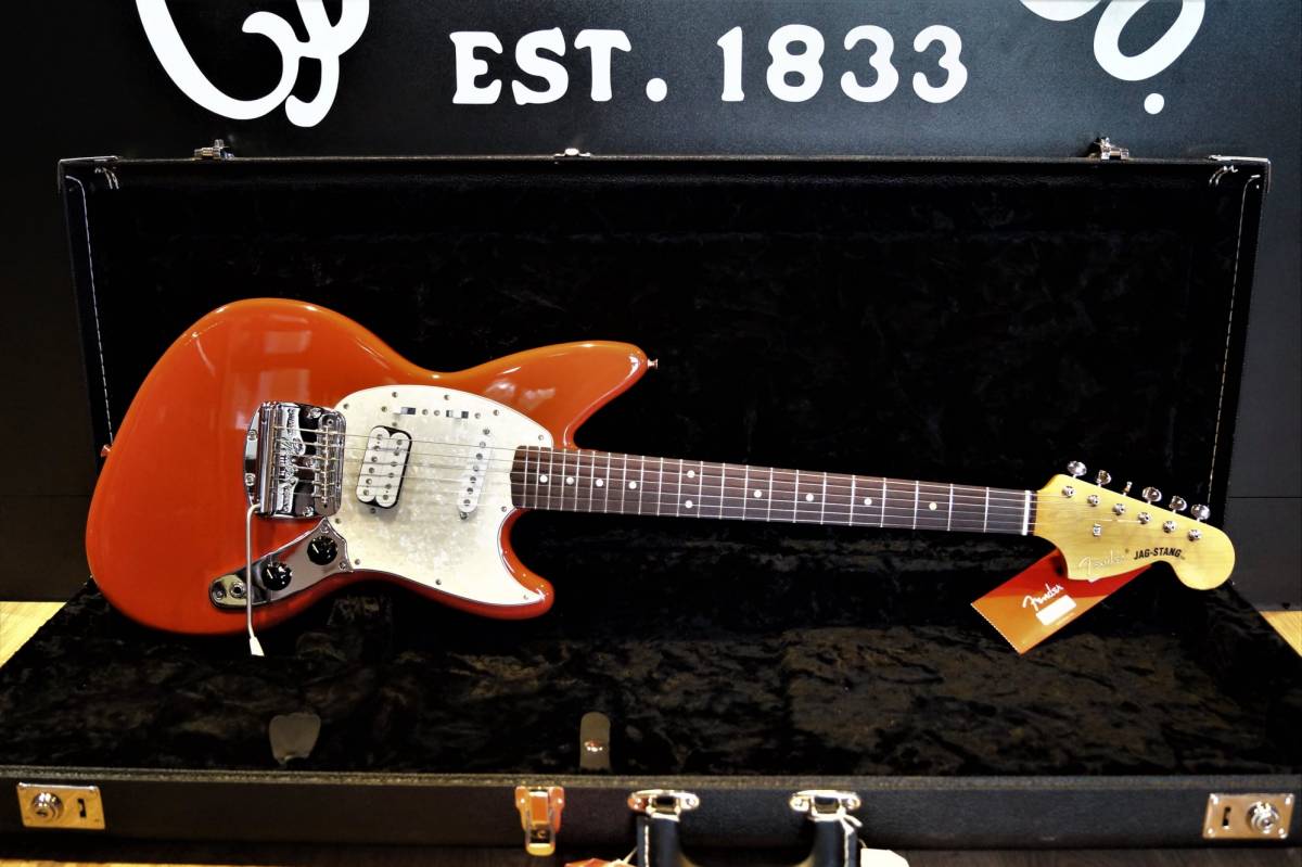 Fender Kurt Cobain Jag-Stang Fiesta Red Disponible à Arles Sud Musique